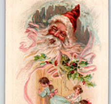 Santa Claus Christmas Saint Nick Spirit Long Beard 1910 Meeker 586 Unposted - £16.44 GBP