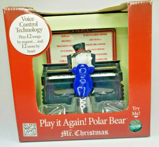 Mr. Christmas Play it Again! Polar Bear Voice and Motion Activated  Open... - $79.99