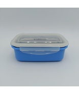 Kinbleven Lunch Boxes Stainless steel sealed lunch box with lid 1000ml Blue - £16.46 GBP