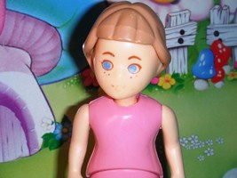 Little Tikes Mom Doll w/ Brown Hair Pink Skirt Set Vintage RARE Doll C dollhouse - £14.99 GBP