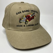 Fire Fighter Truck Golf Hook &amp; Ladder Strapback Hat Cap Clay Red Cloud N... - $19.55