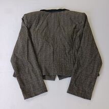 Vintage Perceptions by Irene B. Women's 12 Black/Cream One-Button Blazer Jacket image 2