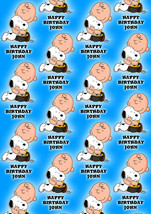 CHARLIE BROWN SNOOPY Personalised Gift Wrap - Snoopy Peanuts Wrapping Paper - £4.32 GBP