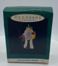 Hallmark Centuries Of Santa Miniature Christmas Tree Ornament Vintage 1996 - $4.74