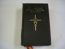 New Saint Joseph Daily Missal Catholic Mass Bible Book 1966 Pre-Owned W Marker - £12.06 GBP