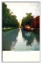 Canal View Amsterdam Holland Netherlands UNP DB Postcard Y12 - £2.35 GBP