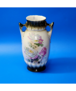 Vintage ROYAL FLORETTA Austrian Art Nouveau 8&quot; Double Handle Amphora Flo... - $31.20 CAD