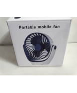 Desk Fan  Table Fan with Strong Airflow Quiet Operation 3 Speed usb Char... - $11.88