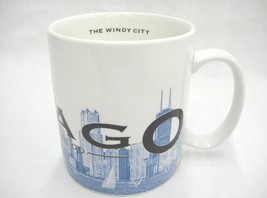 Starbucks Coffee Mug Chicago Skyline Series One Barista Windy City 2002 - £7.64 GBP