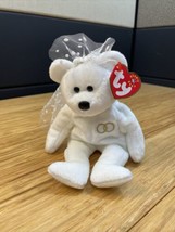 Ty Beanie Baby Mrs. the Bear P.V.C. Pellets Errors Wedding Marriage KG - £11.85 GBP