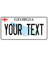 Georgia Country Map Flag License Plate Personalized Car Bike Motorcycle - $10.99+