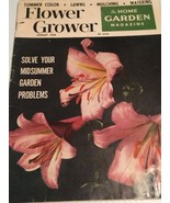 Vintage August , 1958 Flower Grower -The Home Garden Magazine. Summer Lawns - £9.46 GBP