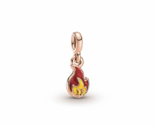 Me Collection 14k Rose Gold-plated ME Burning Flame Mini Dangle Charm  - $7.80