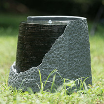 Polyresin Water Fountain: 20x20x18&quot; Outdoor/Indoor - $315.99