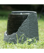 Polyresin Water Fountain: 20x20x18&quot; Outdoor/Indoor - $6,016.29 MXN