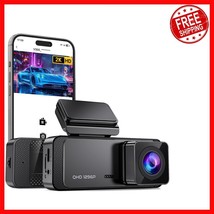 V300 1296P HD Dash Cam with Night Vision &amp; WiFi - 24H Parking Monitoring - $45.58