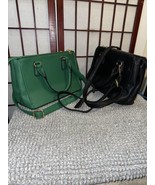 Fashion Puzzle Lot OF 2 Womens Cross Body Purses FLAW - £5.65 GBP