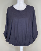 9 His STCL Anthropologie women’s Poncho Shirt size S Grayish Purple A4 - £14.00 GBP