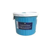 Corningware 20oz Soup Mug Pop-Ins Vented Lid Blue Stone Wear **Read** L2 - $14.03