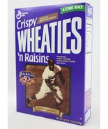 VINTAGE SEALED 1998 Crispy Wheaties n Raisins Cereal Box Jackie Robinson - £23.34 GBP
