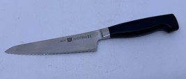 Zwilling J.A. Henckels Four Star 5.5-inch Serrated Prep Knife 31074-140 ... - £39.55 GBP