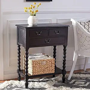 Safavieh Home Collection Athena Black 3-Drawer Console Table, 0 - $251.99