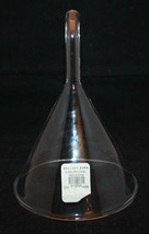 Pottery Barn Clear Glass Wine Funnel 16cm 6.25&quot; Tall Made in China Free ... - £34.13 GBP