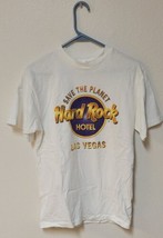 Vintage Hard Rock Hotel Las Vegas Save The Planet White T-Shirt *Read - No Size - £10.65 GBP