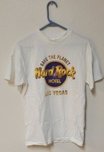 Vintage Hard Rock Hotel Las Vegas Save The Planet White T-Shirt *Read - No Size - £10.71 GBP