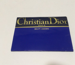 Vintage Christian Dior Paris beauty answers make up counter customer ad  - $27.08 CAD