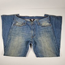 Lucky Brand Jeans 361 Vintage Straight Leg Men&#39;s Size 32 x 30 Distressed... - $23.96