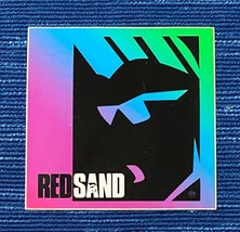 VINTAGE RedSand Volleyball Sticker  Neon 3&quot; Decal 987A - £10.42 GBP