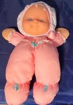 Fisher Price Puffalump Kids Baby Doll Pink Snuggle Plush Stuffed 1991 No... - £21.83 GBP