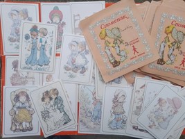 Sarah Kay Vintage 60 Stickers Panini Figurine Holly Hobbie rare Art Deco... - £23.51 GBP