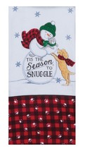 Kay Dee designs kitchen towel dual purpose terry Snowman Christmas H6289... - $167.21 MXN
