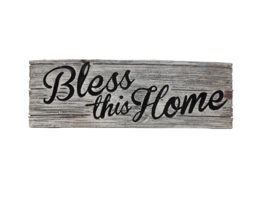 Spoontiques Resin Desk Sign - New - Bless This Home - £8.78 GBP