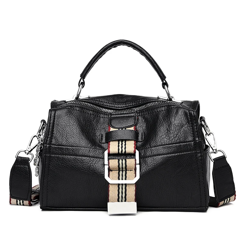 Vintage Soft Leather Tassels Handbags Brand Women Bags Designer Messenger Bags N - £40.61 GBP