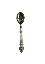 Neiman Marcus Godinger PLUME Silverplated Ribbed Tip Sugar Spoon X 1 - £21.80 GBP