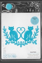 Tonic Studios.  Love Cats Die. Ref:005. Die Cutting Cardmaking Scrapbooking - £6.92 GBP