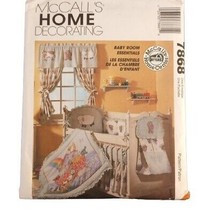 McCall's Home Decorating 7868 Pattern Baby Room Essentials Nursery Quilt UC - £3.75 GBP