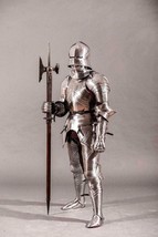 Medieval Knight Gothic German Suit Of Armor Combat Full Body Halloween K... - $989.89