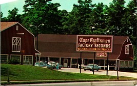 Cape Craftsman Factory Seconds Norge Virginia VA UNP Chrome Postcard E3 - $12.82