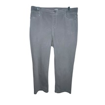 J Jill Denim High Rise Cropped Stretch Women Jeans Gray Size 12P Petite - $24.01