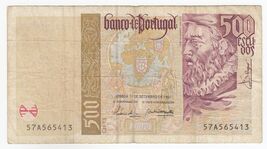 Portugal, 500 Escudos, 1997, Banco De Portugal, P187, MB-
show original ... - $14.97