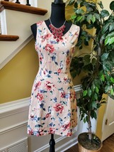 Charming Charlie Sleeveless Floral Dress size Small Back keyhole Cut Out - £18.85 GBP