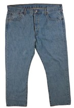 LEVIS 501 BUTTON FLY Men 40X30 Original Straight Leg Denim Blue Jeans NEW  - $24.89