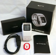 Nike+ Plus Foot Sensor Pod GPS Sport Watch White/Silver TomTom fitness r... - $56.38