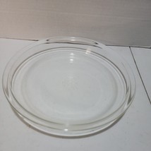 PYREX #209 Pie Dish 9inch Baking Plate Clear Glass - £7.40 GBP