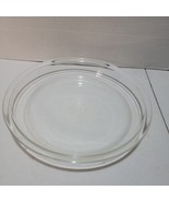 PYREX #209 Pie Dish 9inch Baking Plate Clear Glass - $12.88 CAD