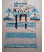 Kevin De Bruyne Manchester City 93:20 Special Ed Match Slim Soccer Jerse... - $90.00